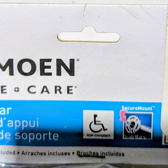 Moen Home Care 12" Stainless Steel Grab Bar R8712P – New in Package - Picture 2 of 4